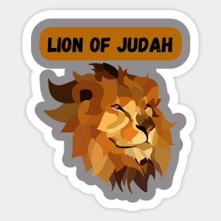 LION DE JUDAH Sticker